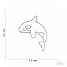 תג שם ווילד ZO24-ORCA KILLER WHALE