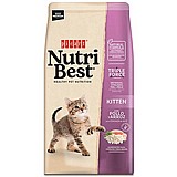 Nutribest נוטריבסט 8 ק"ג מזון יבש לחתולים גורים (קיטן) Nutribest נוטריבסט 8 ק"ג מזון יבש לחתולים גורים (קיטן)