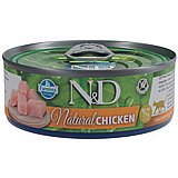 N&D אן די 70 גרם מזון רטוב (מעדן) לחתולים בטעם עוף (נטורל) N&D אן די 70 גרם מזון רטוב (מעדן) לחתולים בטעם עוף (נטורל)