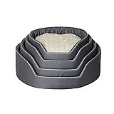 מיטה דוחה מים עם כרית פרווה (L) מיטה דוחה מים עם כרית פרווה (L)